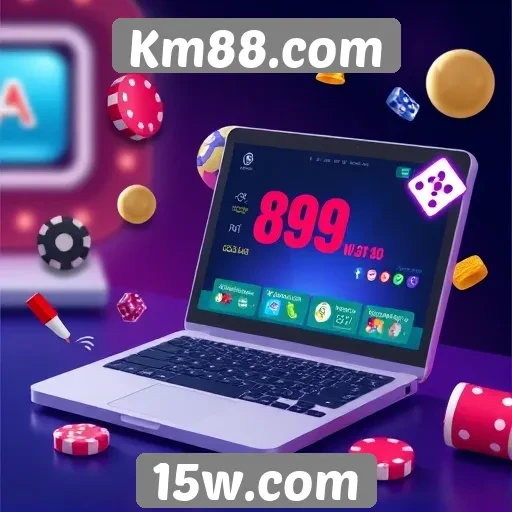 Novos recursos interativos no site de jogos Km88.com